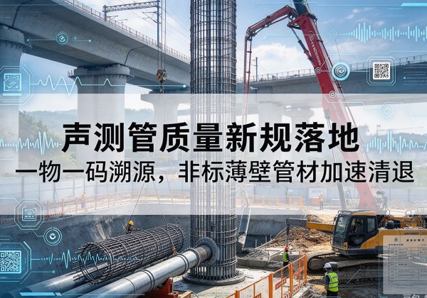 开阳声测管质量新规落地，一物一码溯源，非标薄壁管材加速清退